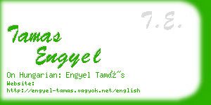 tamas engyel business card